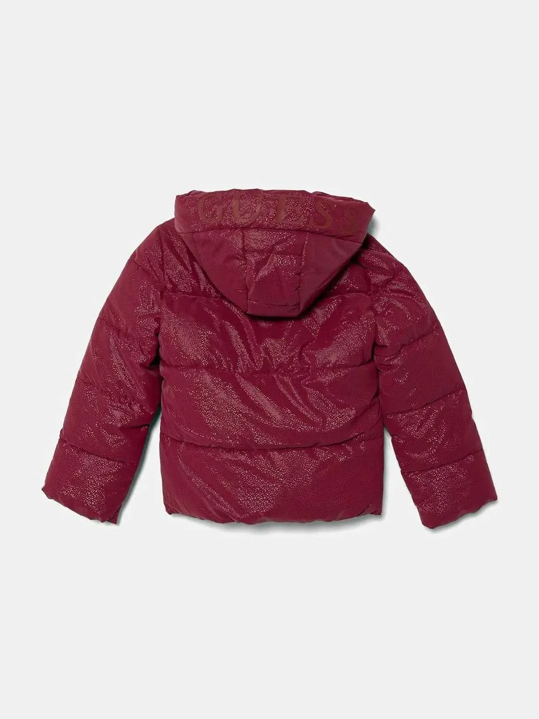 GUESS - HOODED LS PADDED PUFFER W/ZIP GUESS - HOODED LS PADDED PUFFER W/ZIP