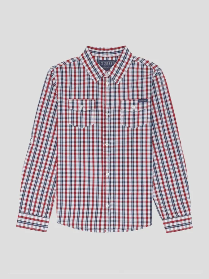 GUESS - POPLIN ADJ. LS SHIRT