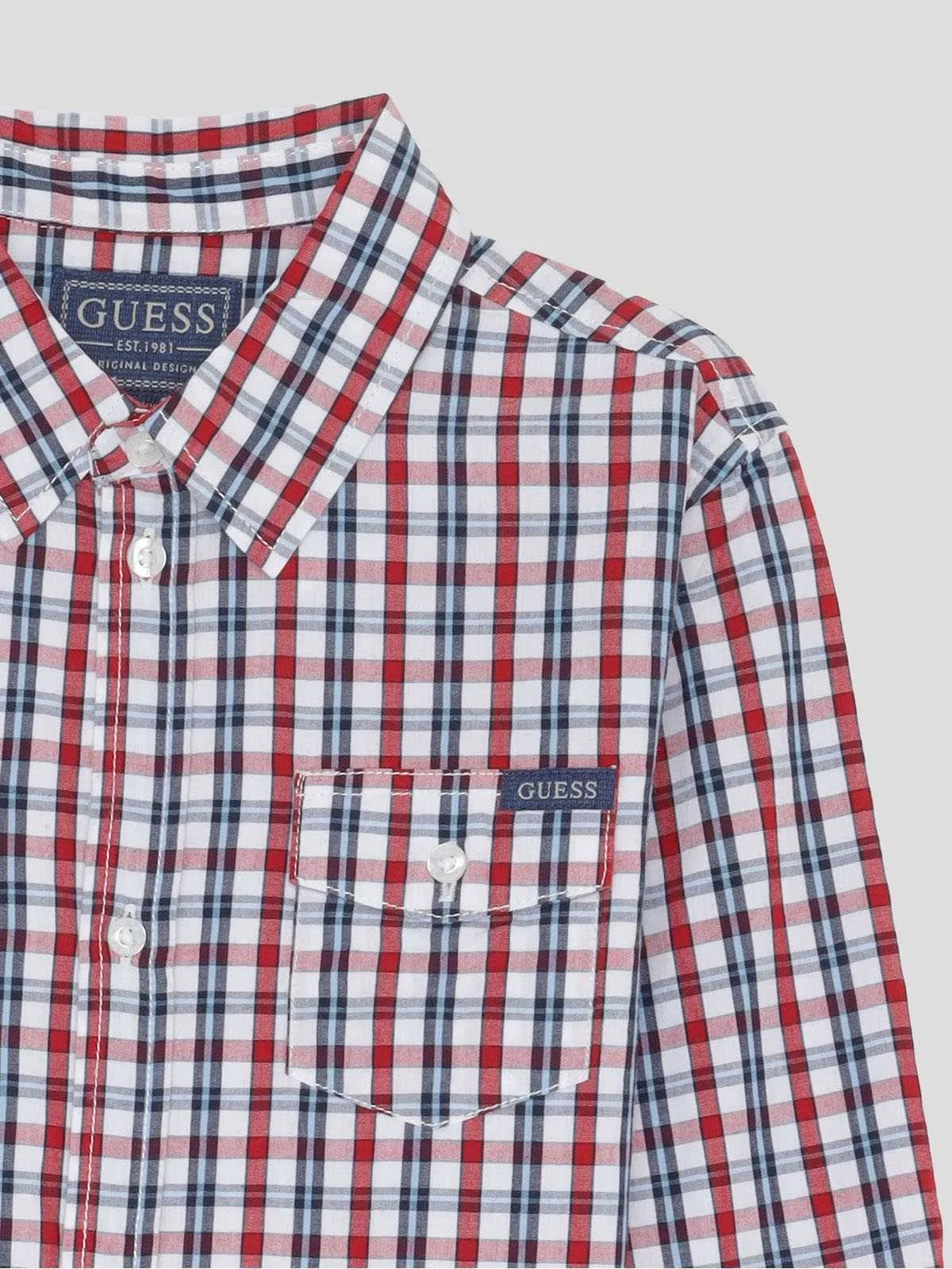 GUESS - POPLIN ADJ. LS SHIRT GUESS - POPLIN ADJ. LS SHIRT