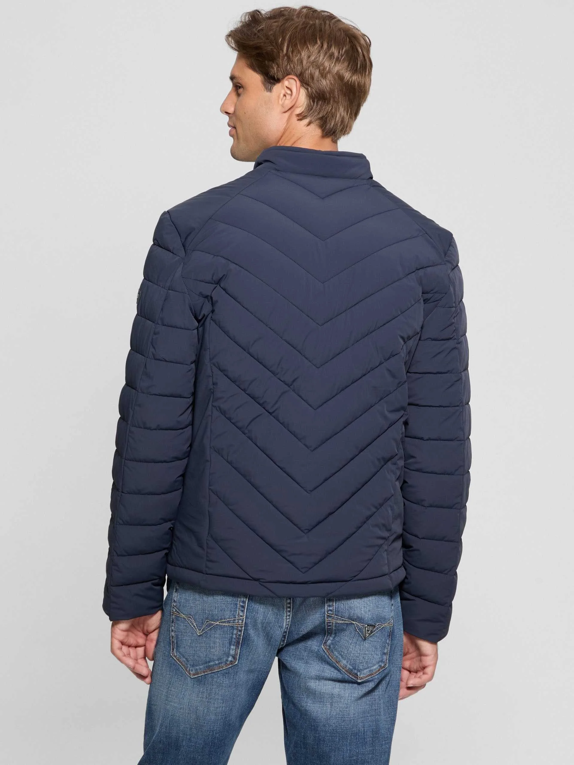 GUESS - STRETCH NYLON PADDED JACKET GUESS - STRETCH NYLON PADDED JACKET