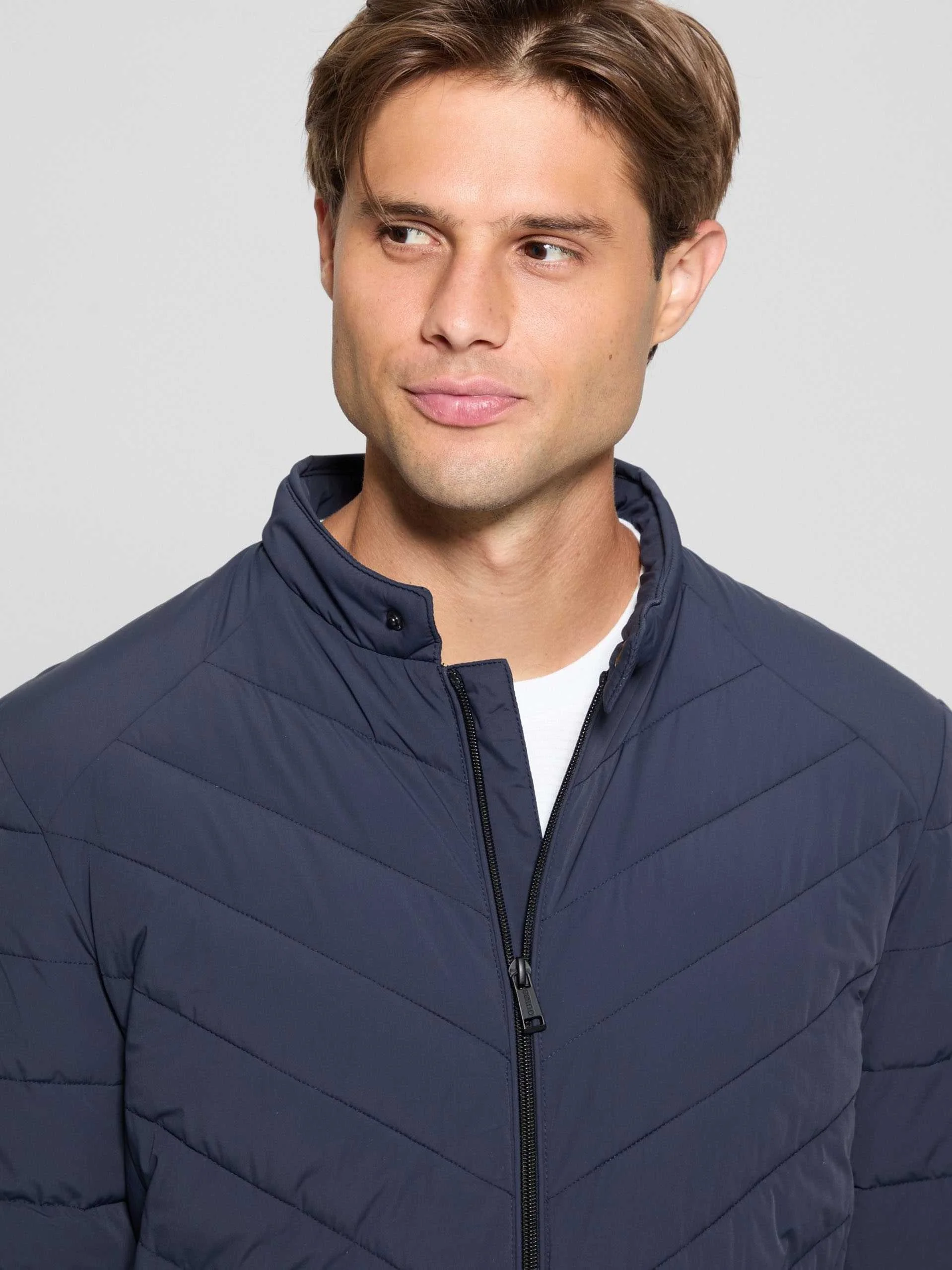 GUESS - STRETCH NYLON PADDED JACKET GUESS - STRETCH NYLON PADDED JACKET