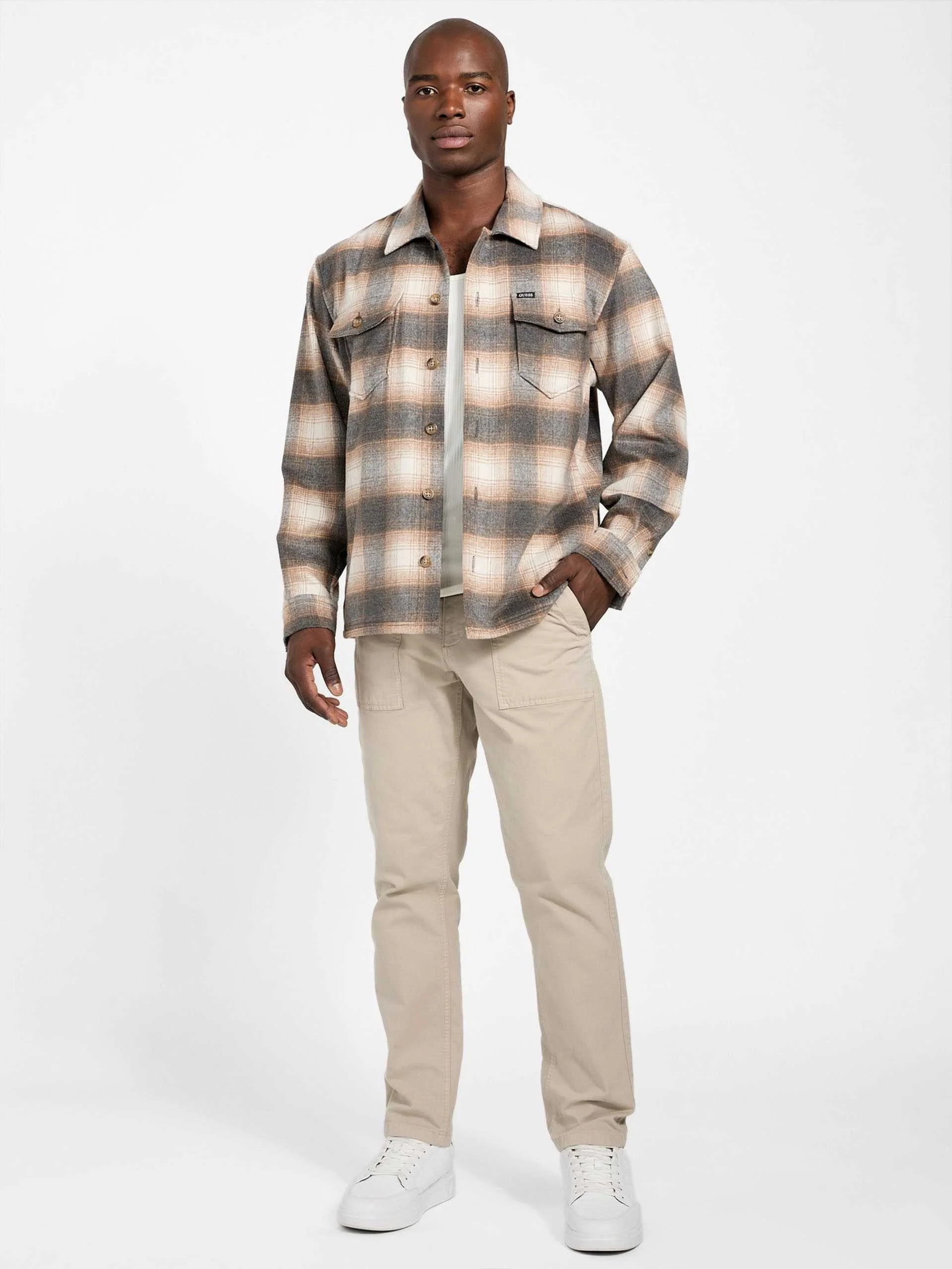 GUESS - LS CHECK OVERSHIRT GUESS - LS CHECK OVERSHIRT
