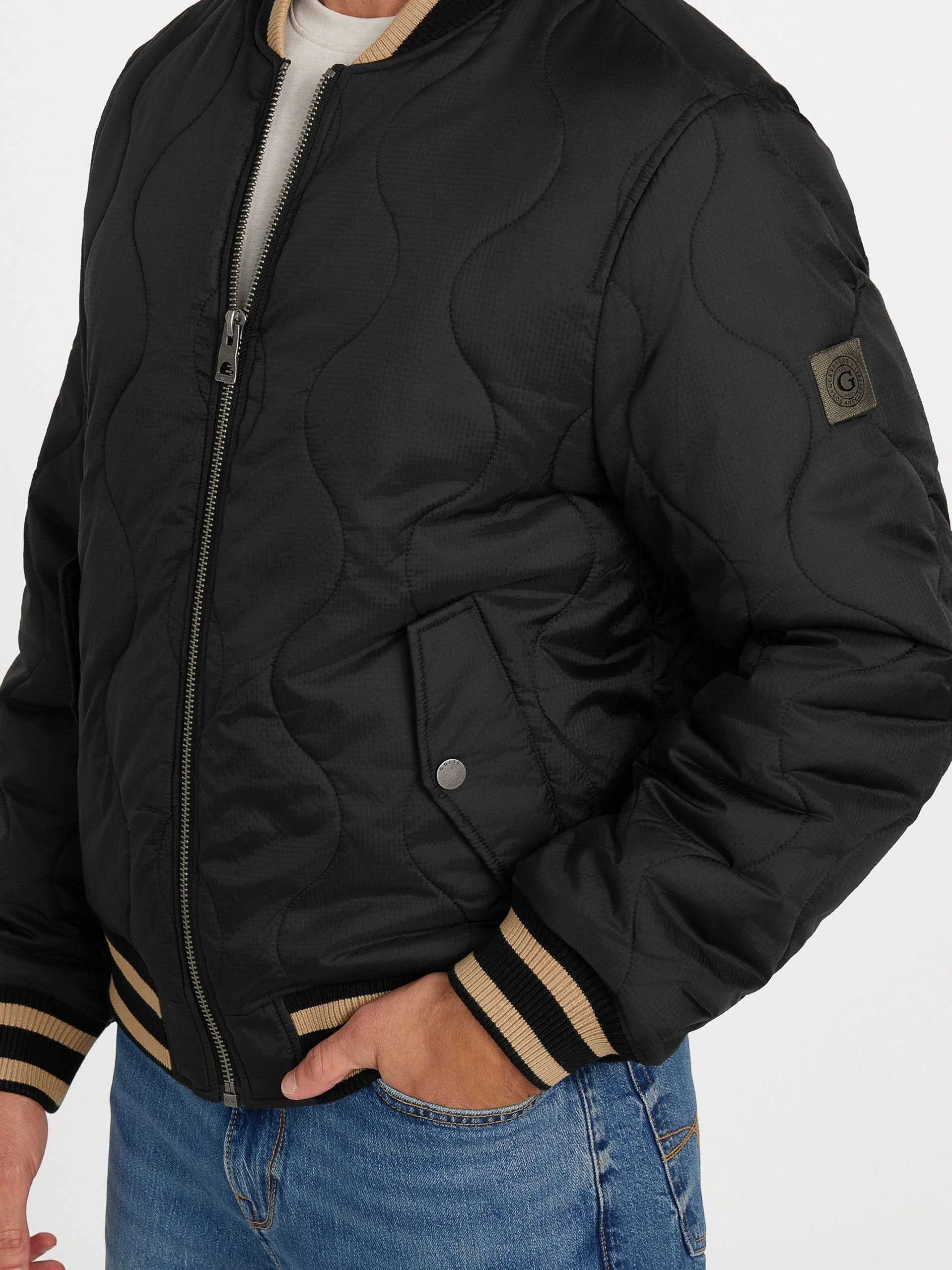 GUESS - ALAMEDA RIPSTOP BMBR JKT GUESS - ALAMEDA RIPSTOP BMBR JKT