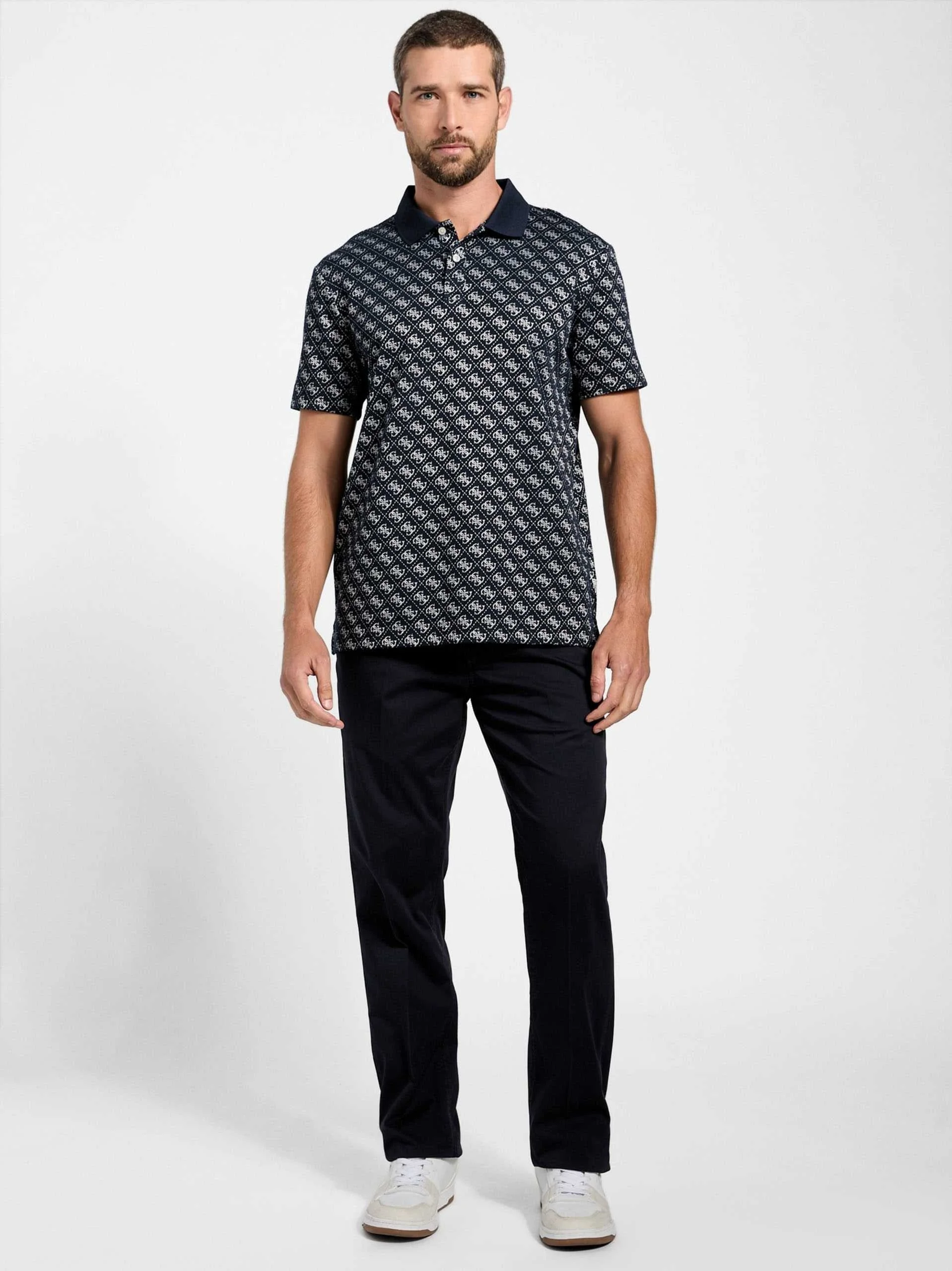 GUESS - SS G JACQUARD POLO GUESS - SS G JACQUARD POLO
