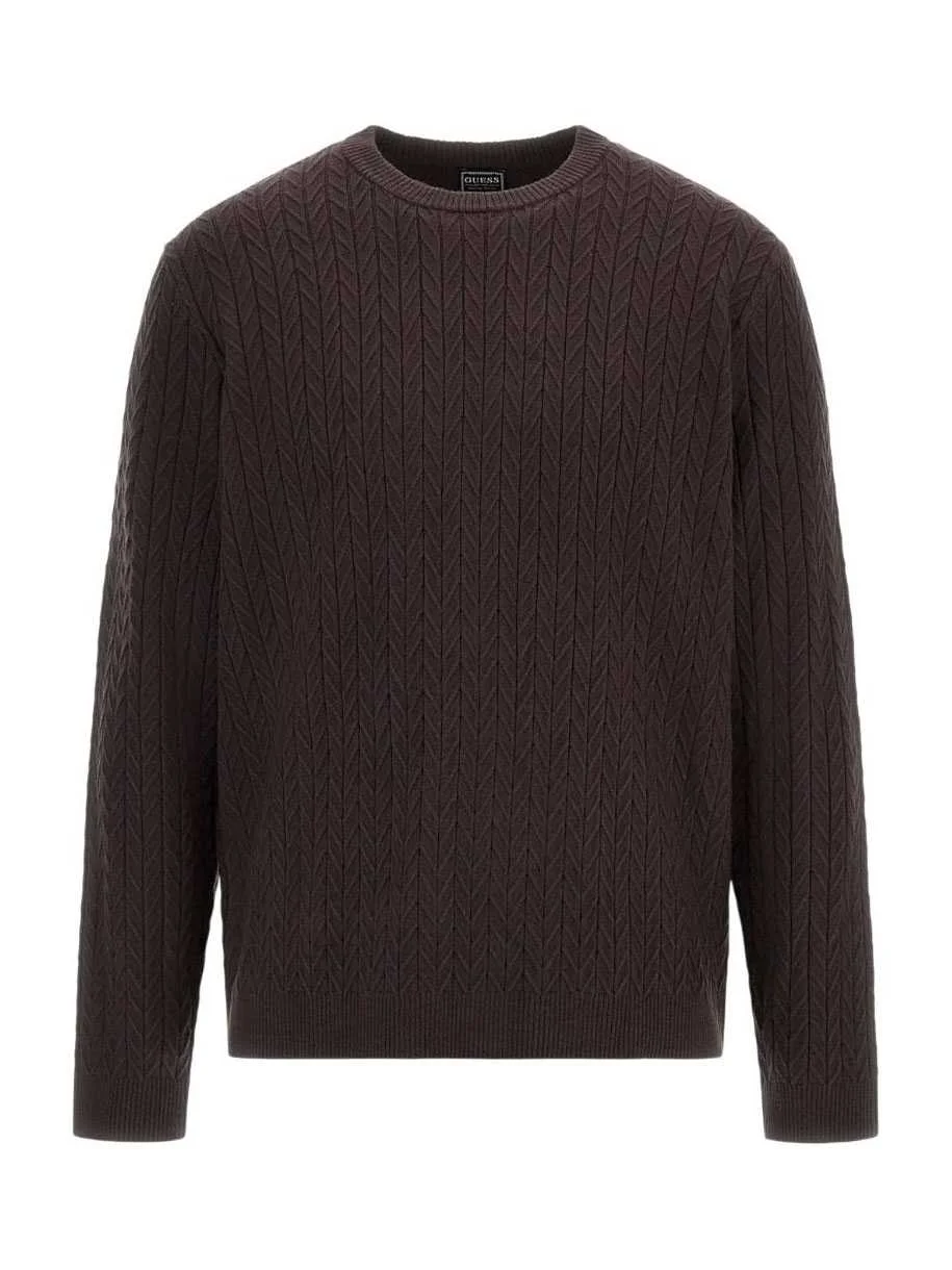 GUESS - LS CN IVAN CHEVRON SWTR GUESS - LS CN IVAN CHEVRON SWTR