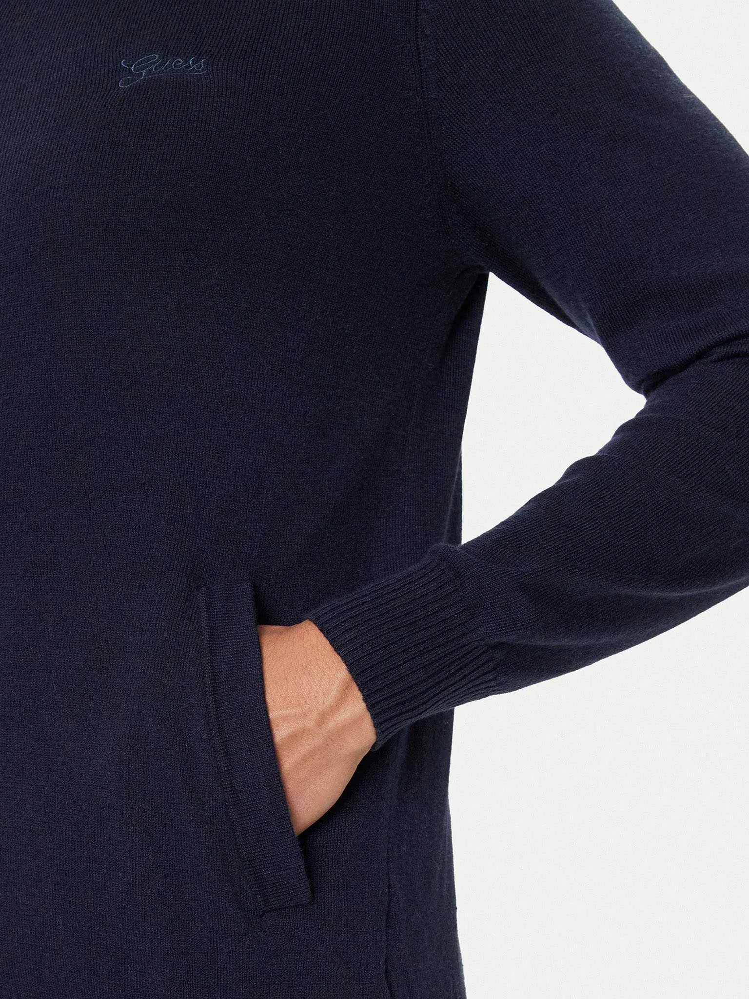 GUESS - DARRELL LS ZIPPED CARDI BASIC GUESS - DARRELL LS ZIPPED CARDI BASIC