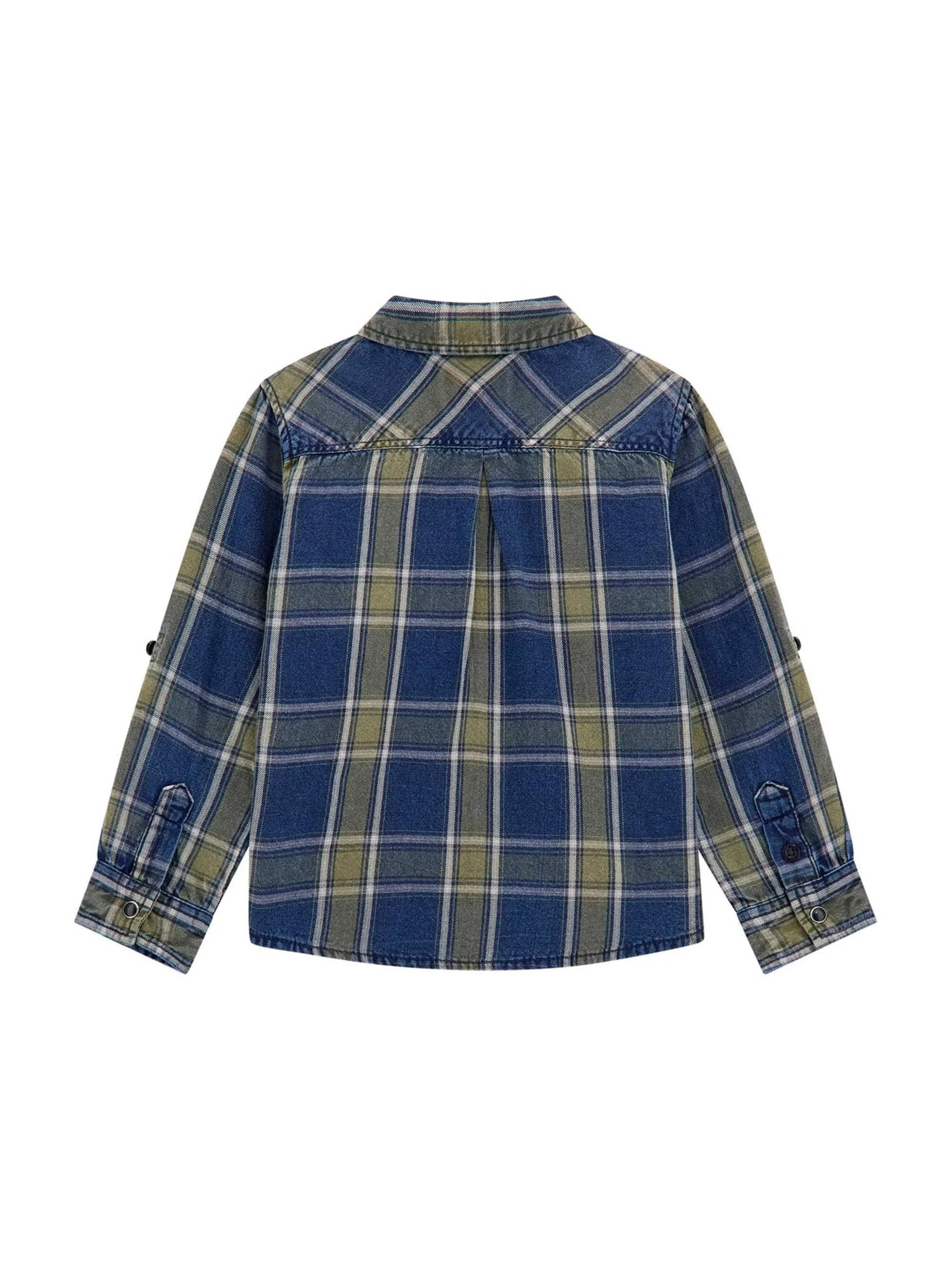 GUESS - INDIGO TWILL ADJ. LS SHIRT GUESS - INDIGO TWILL ADJ. LS SHIRT