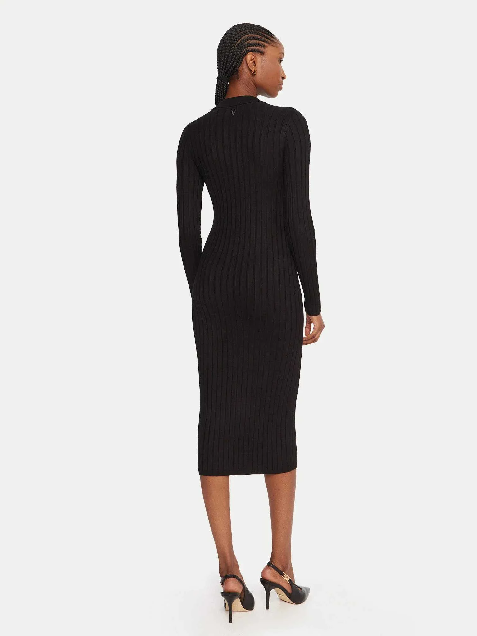 GUESS - LS VN RIB MIRANDA SWTR DRS GUESS - LS VN RIB MIRANDA SWTR DRS