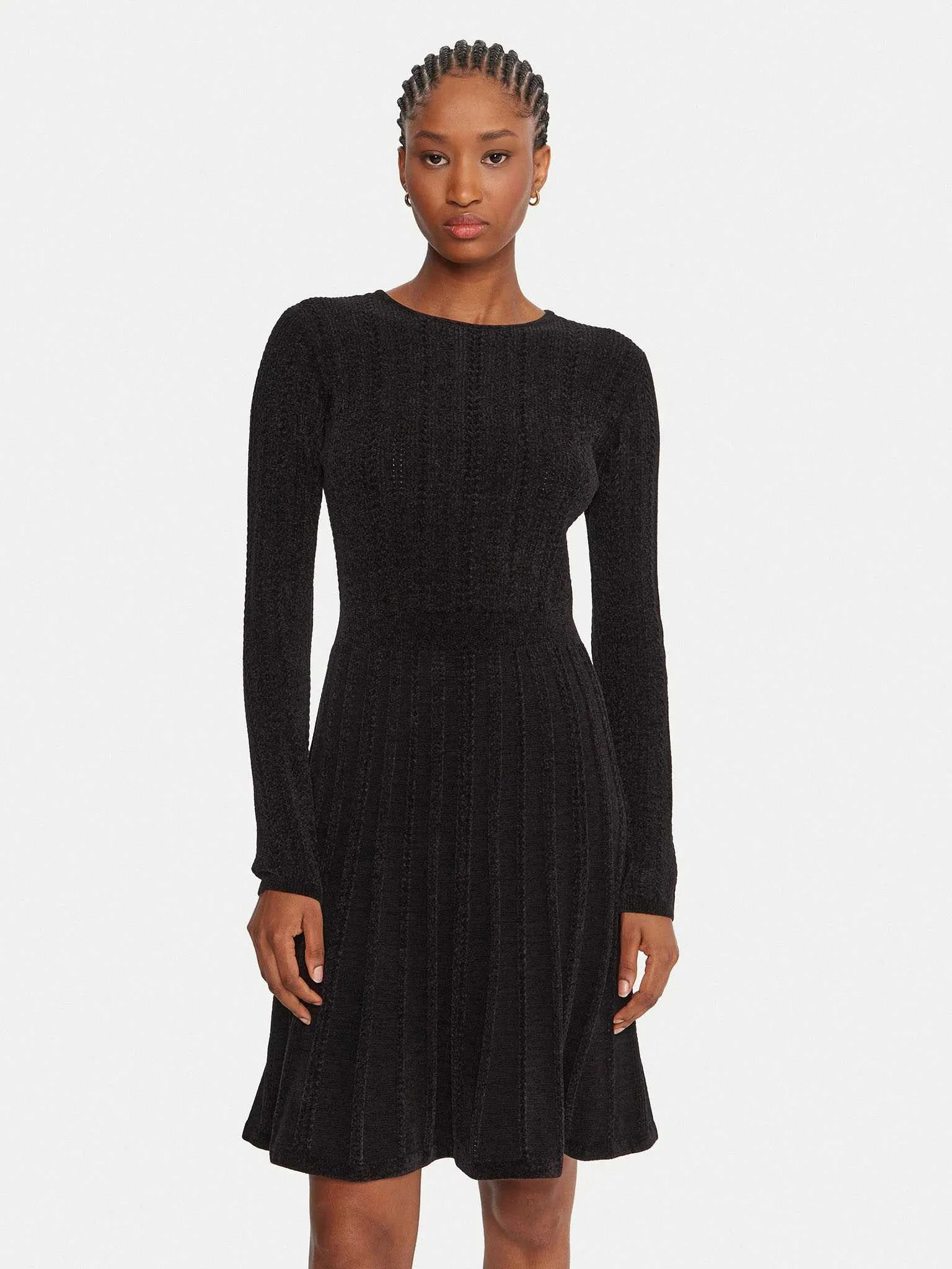 GUESS - LS MORGAN FIT AND FLARE DRESS GUESS - LS MORGAN FIT AND FLARE DRESS