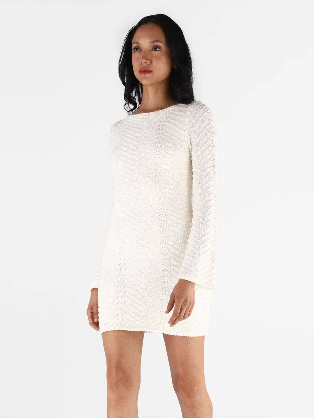 GUESS - LS CHEVRON RISHELLA DRESS GUESS - LS CHEVRON RISHELLA DRESS