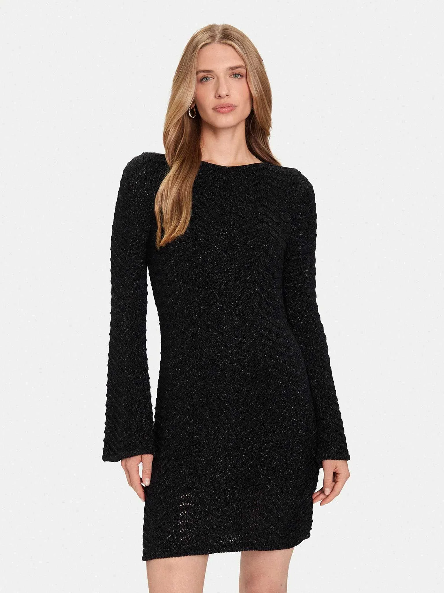 GUESS - LS CHEVRON RISHELLA DRESS GUESS - LS CHEVRON RISHELLA DRESS