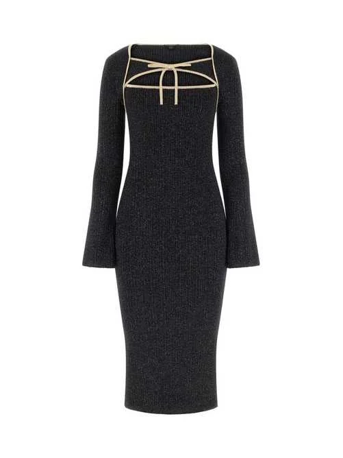 GUESS - LS SQN YOKE LUREX SANSA DRESS GUESS - LS SQN YOKE LUREX SANSA DRESS