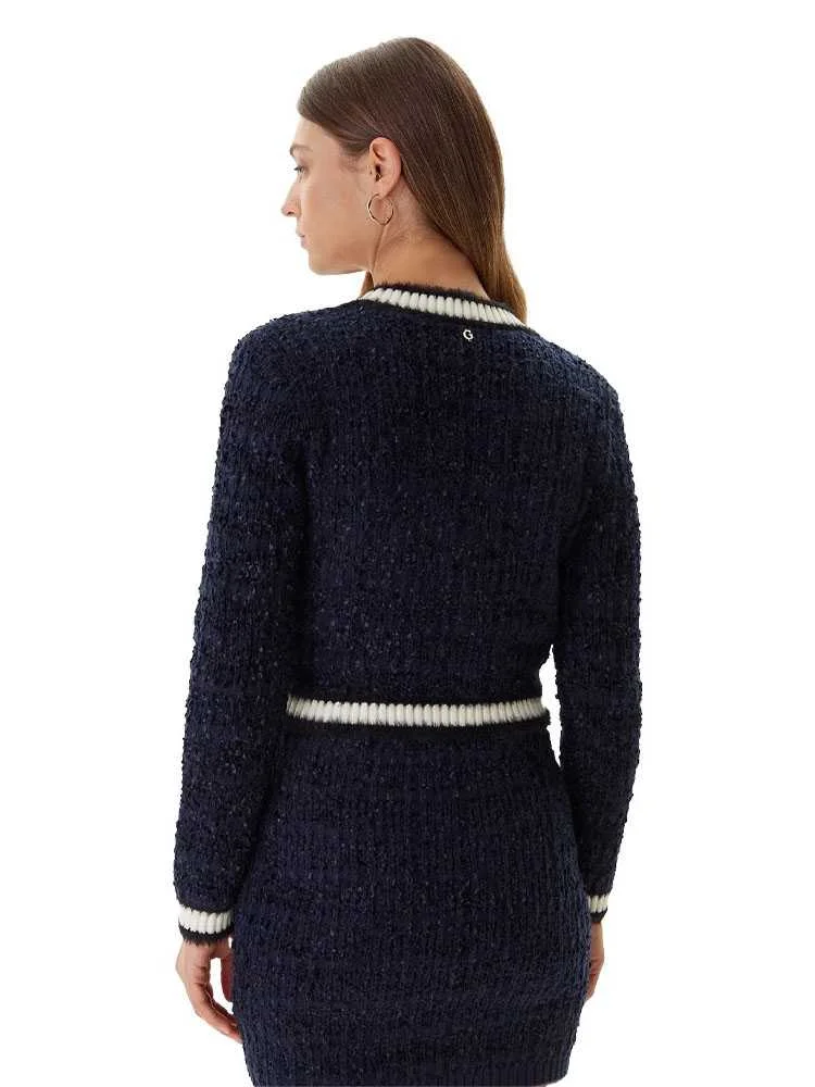 GUESS - LS VN AOMORI TAPE YARN CARDI GUESS - LS VN AOMORI TAPE YARN CARDI