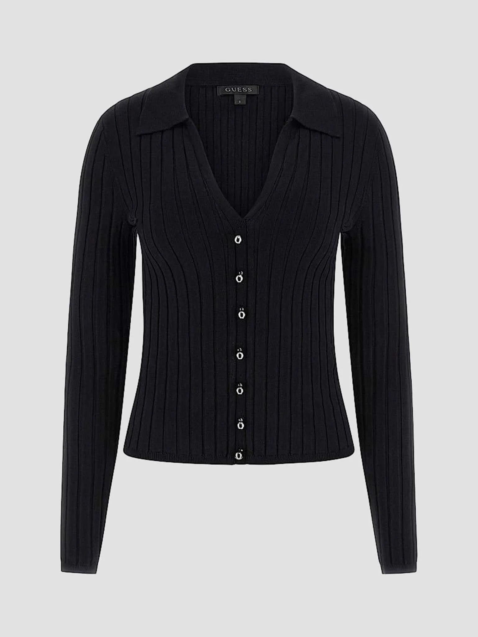 GUESS - LS VN RIB MIRANDA SWTR GUESS - LS VN RIB MIRANDA SWTR