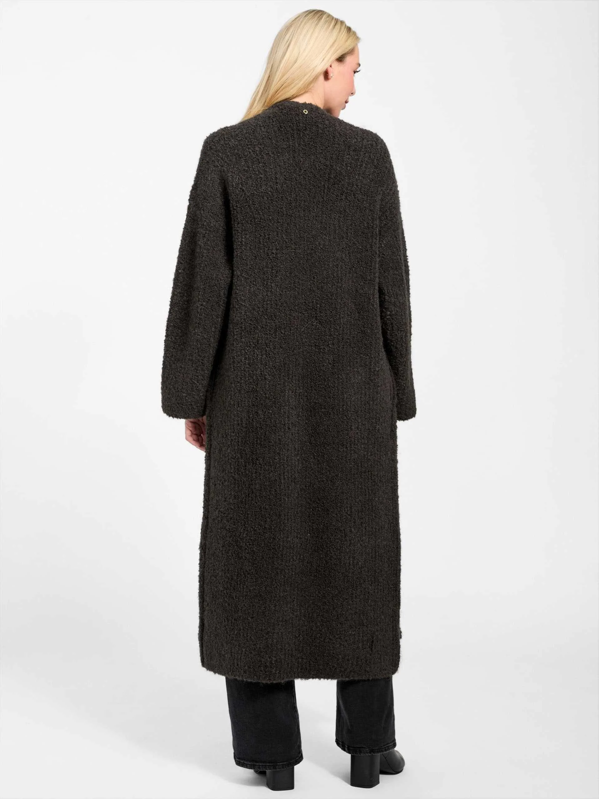 GUESS - LS BENIKO BOUCLE MIDI CARDIGAN GUESS - LS BENIKO BOUCLE MIDI CARDIGAN