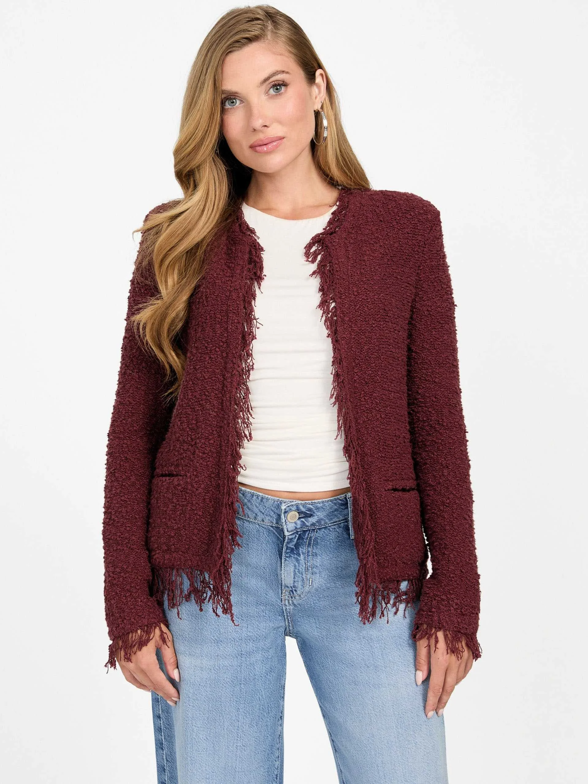 GUESS - LS KAESI BOUCLE JKT GUESS - LS KAESI BOUCLE JKT