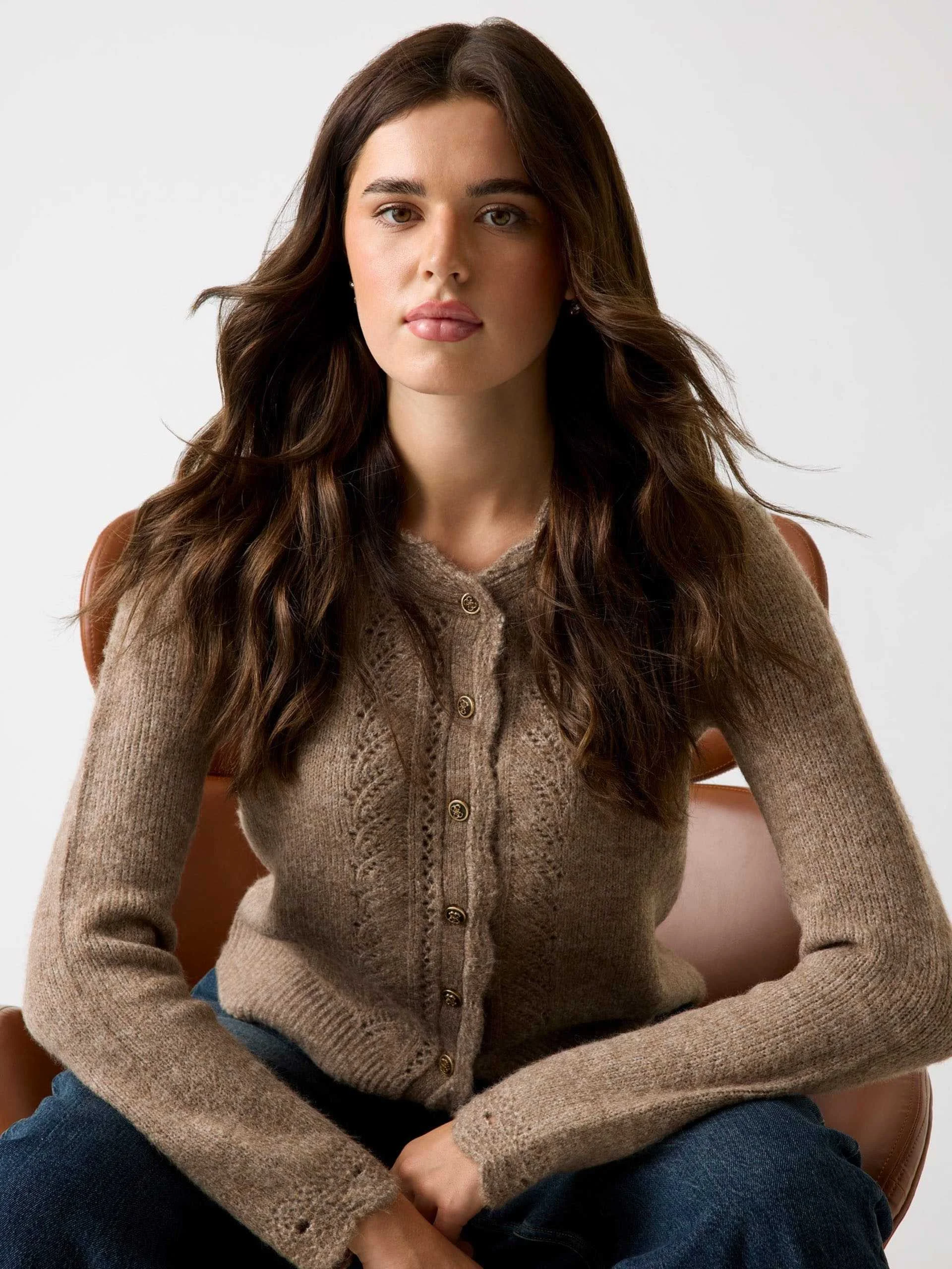 GUESS - Crochet-trim cardigan GUESS - Crochet-trim cardigan