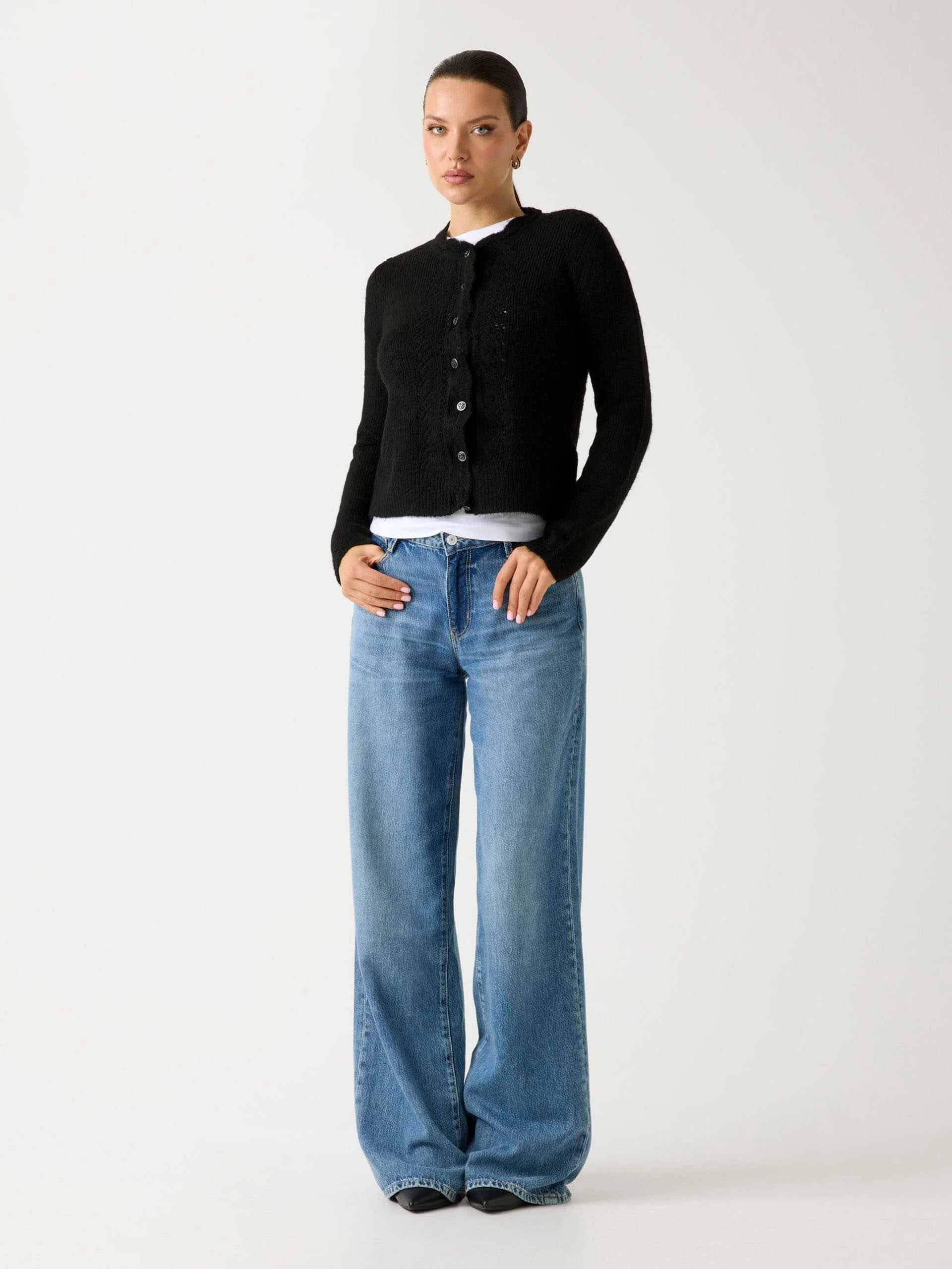 GUESS - Crochet-trim cardigan GUESS - Crochet-trim cardigan