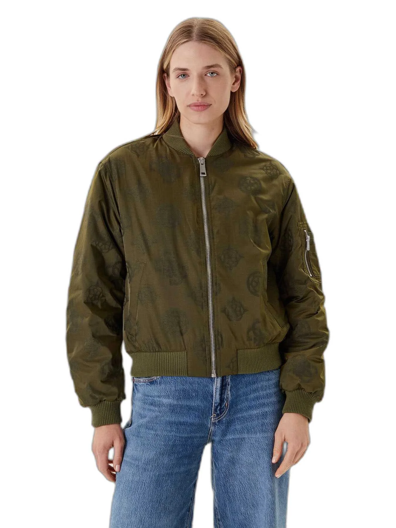GUESS - PHILOMENE LOGO BOMBER GUESS - PHILOMENE LOGO BOMBER