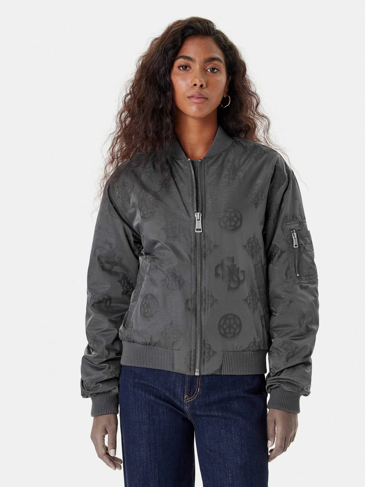 GUESS - PHILOMENE LOGO BOMBER GUESS - PHILOMENE LOGO BOMBER
