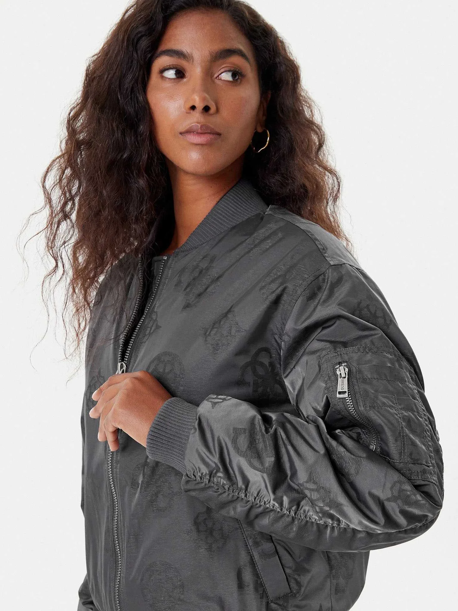 GUESS - PHILOMENE LOGO BOMBER GUESS - PHILOMENE LOGO BOMBER
