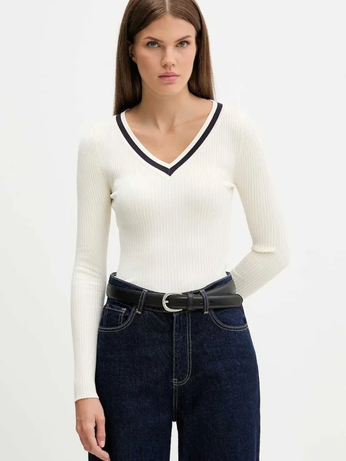 GUESS JEANS - GJ LS VN RIB...