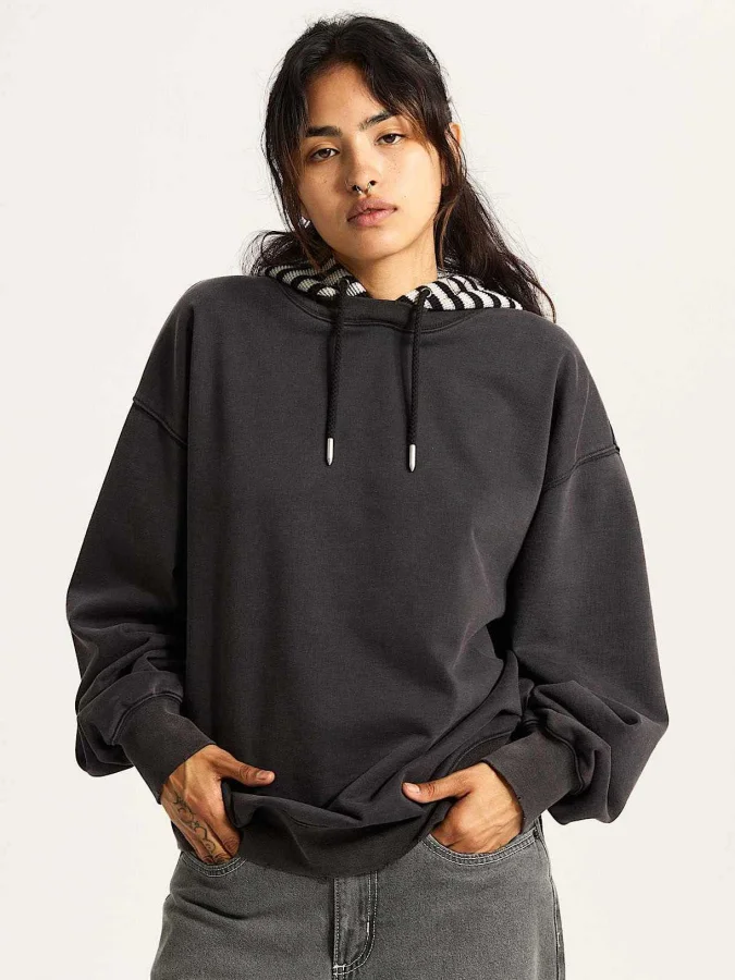 VANS - Effy Hooded Crew Black