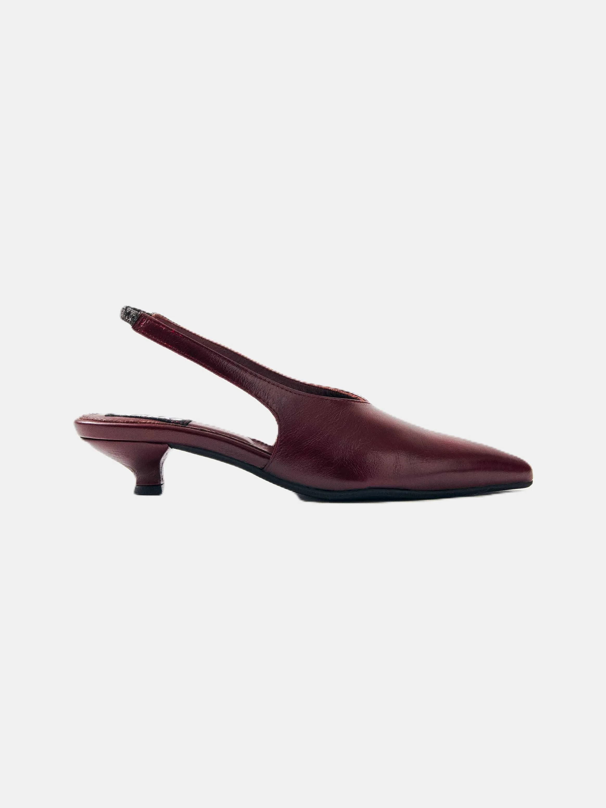ALOHAS - Eros Burgundy Leather Pumps ALOHAS - Eros Burgundy Leather Pumps