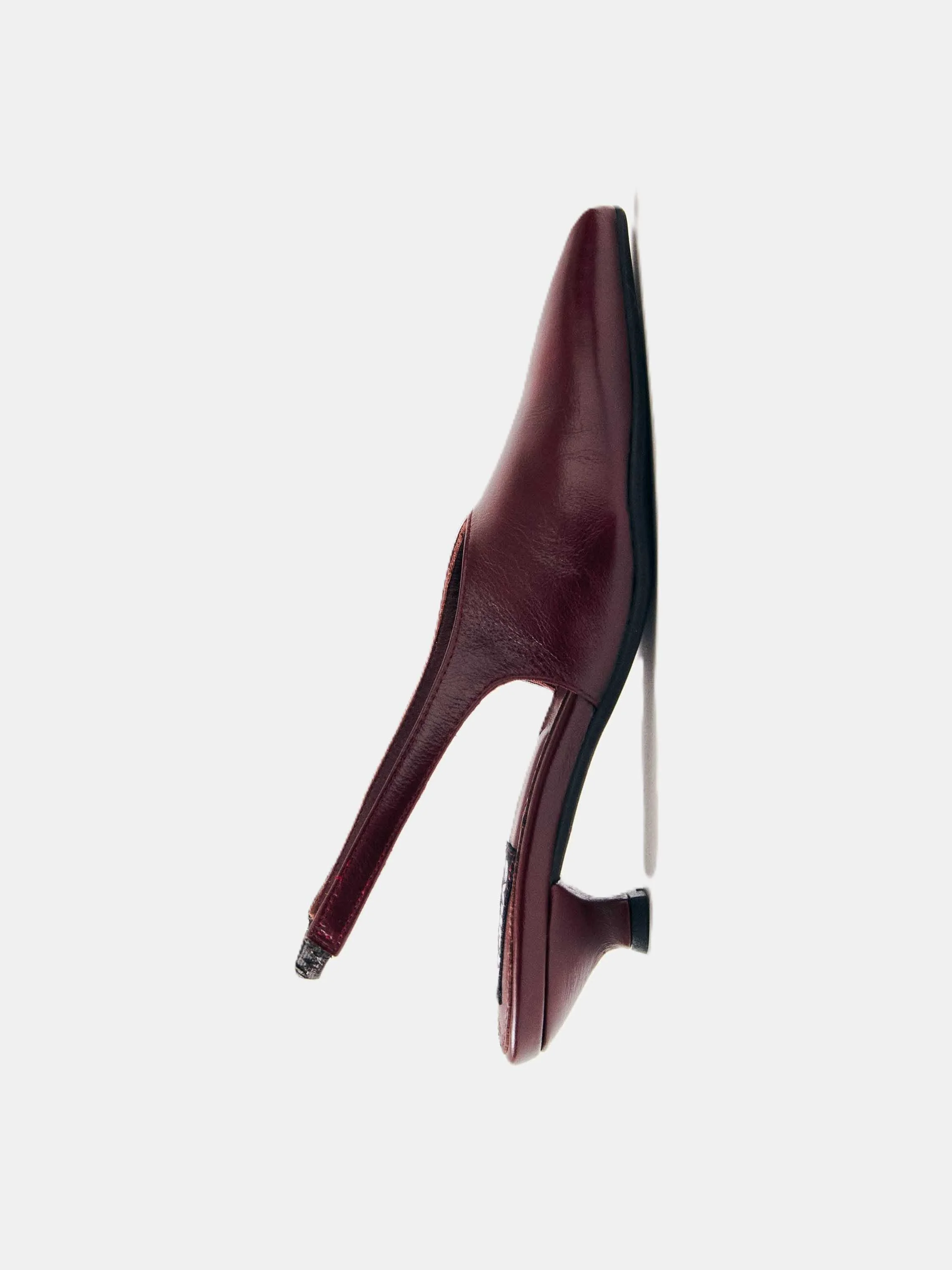 ALOHAS - Eros Burgundy Leather Pumps ALOHAS - Eros Burgundy Leather Pumps