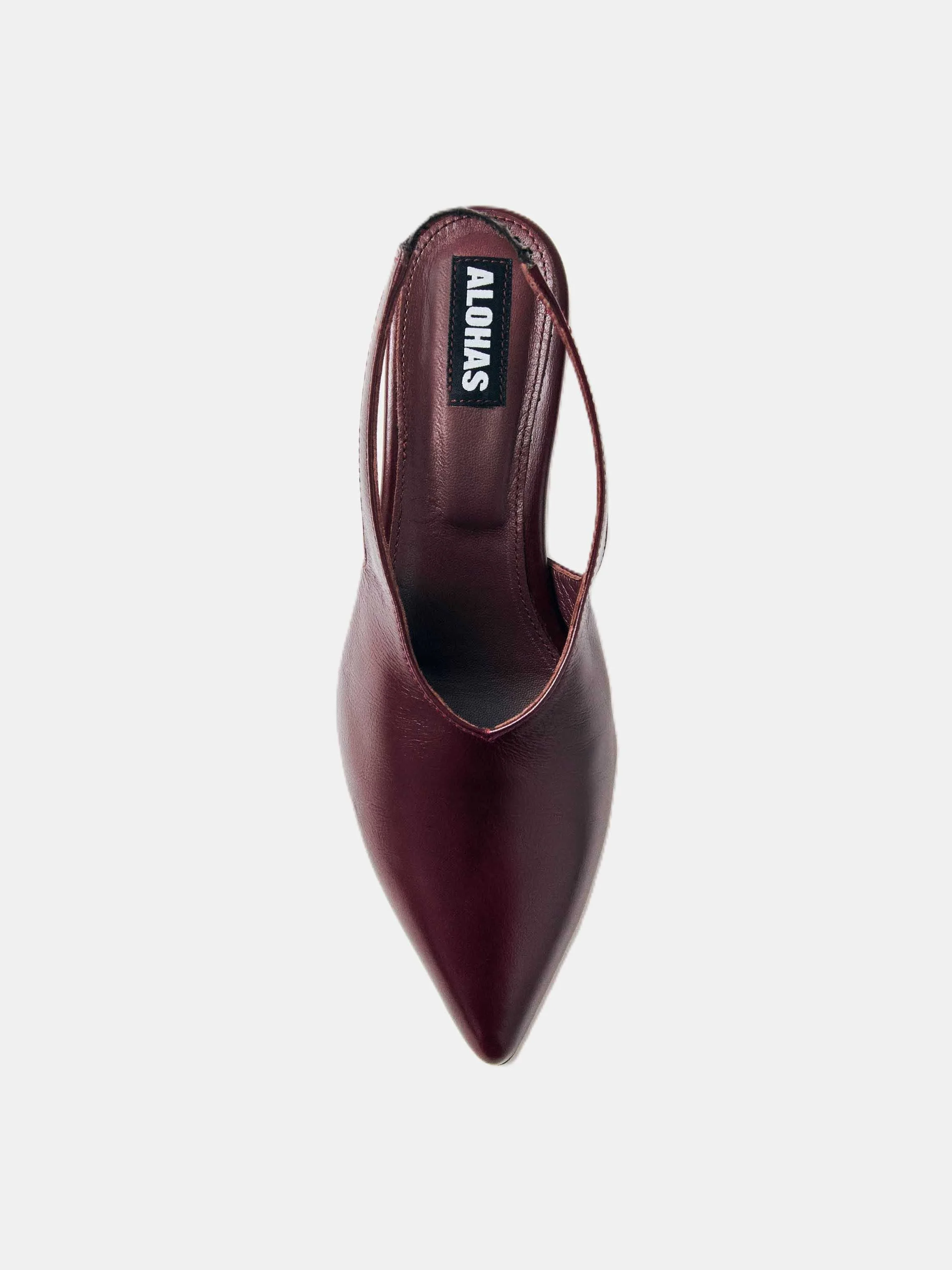ALOHAS - Eros Burgundy Leather Pumps ALOHAS - Eros Burgundy Leather Pumps