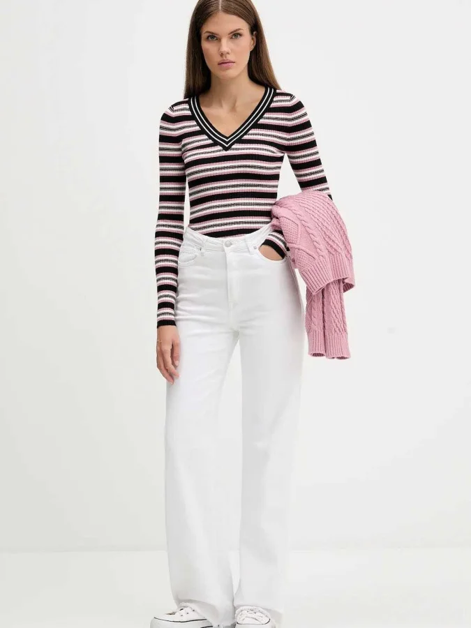 GUESS JEANS - GJ LS VN RIB...