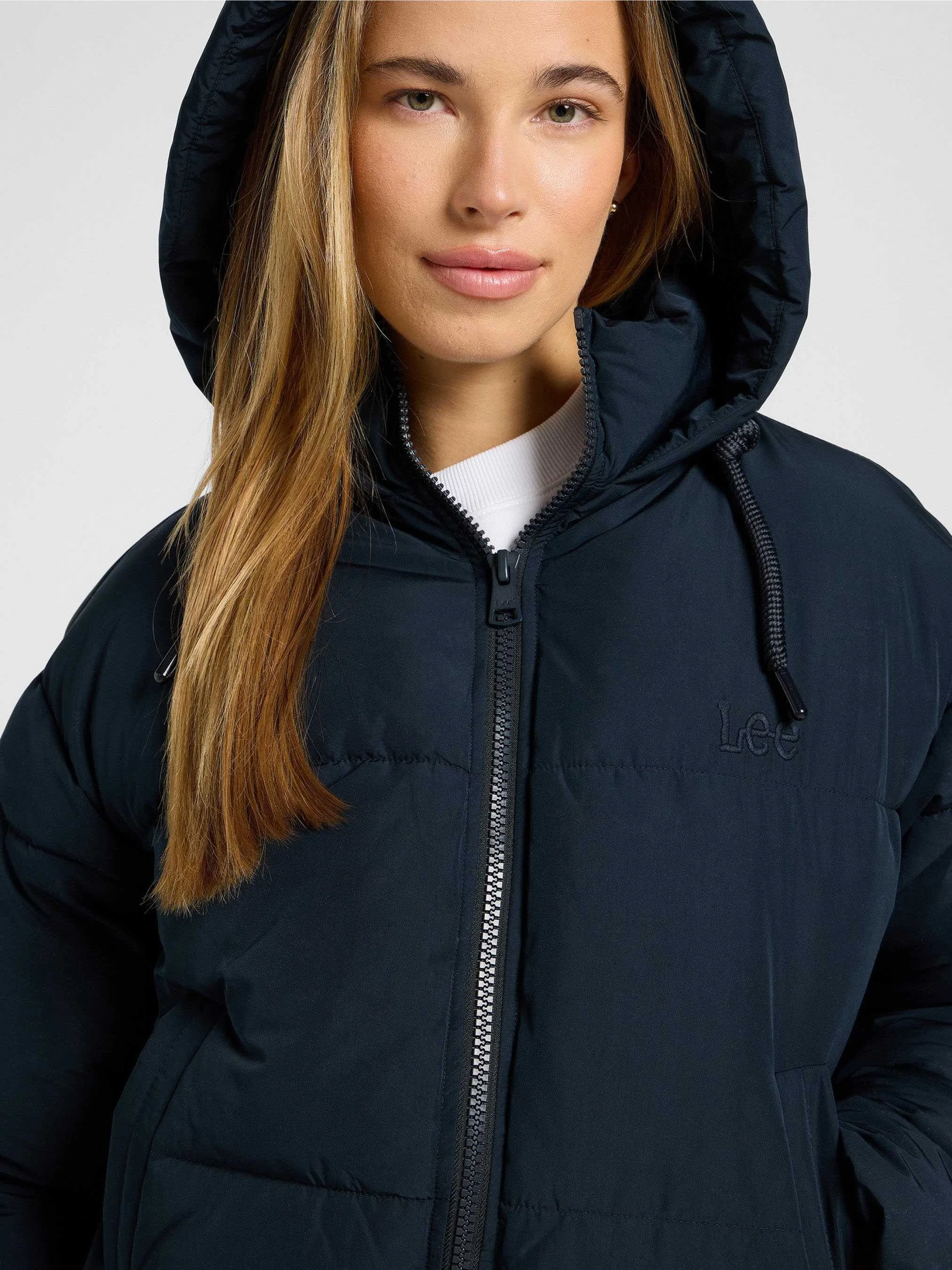 Lee - HOODED PUFFER JACKET Lee - HOODED PUFFER JACKET