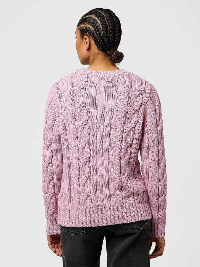 Wrangler - CABLE KNIT CREW 2