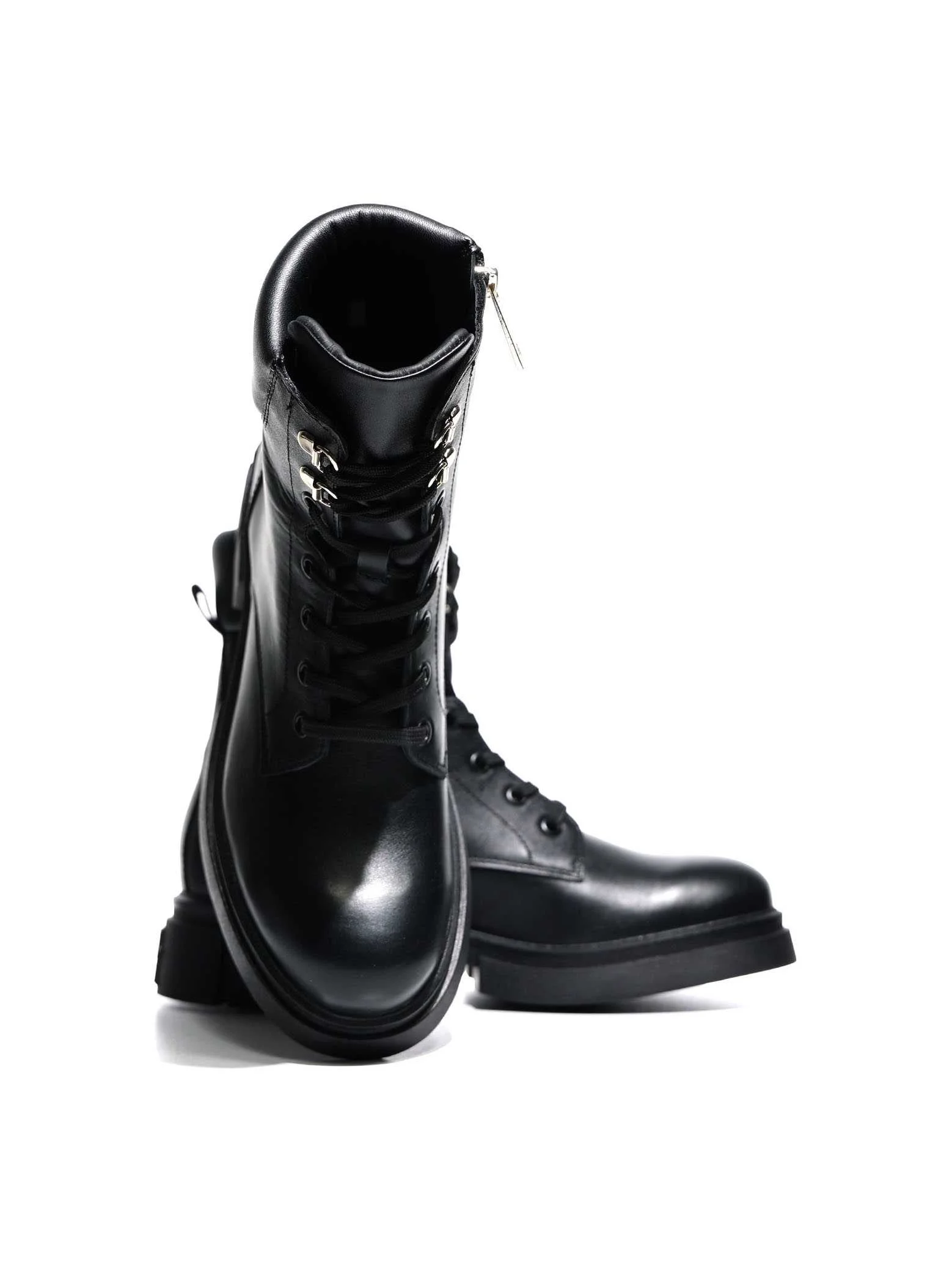 Tommy Hilfiger - LACE-UP BIKER LEATHER Tommy Hilfiger - LACE-UP BIKER LEATHER