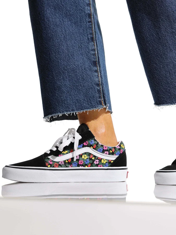 VANS - FLORAL OLD SKOOL SHOES 2