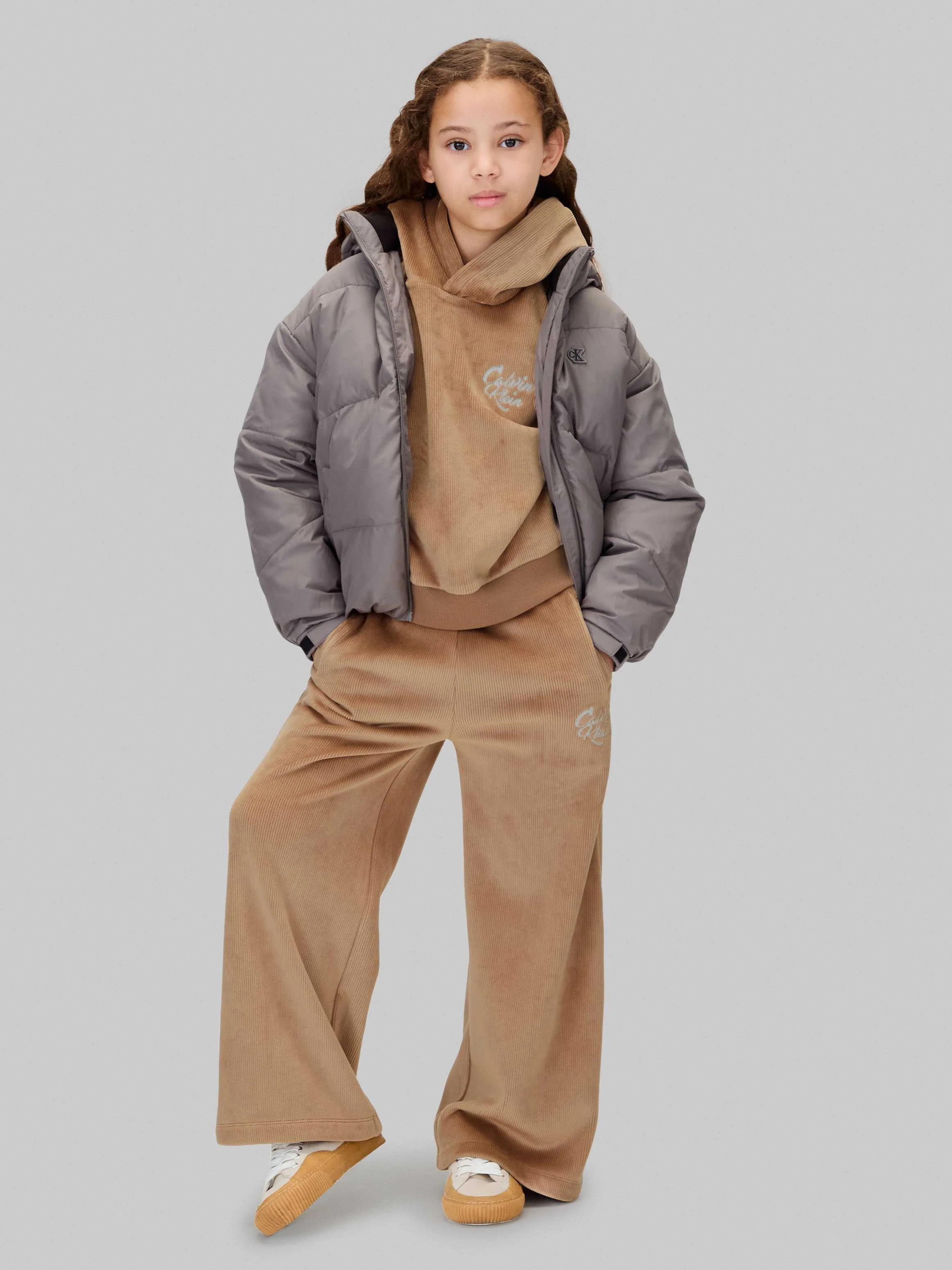 CALVIN KLEIN - VELVET RIB HWK SET CALVIN KLEIN - VELVET RIB HWK SET