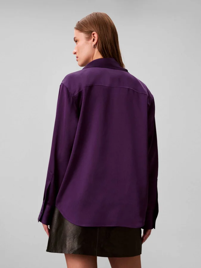 CALVIN KLEIN - Satin Shirt... 2