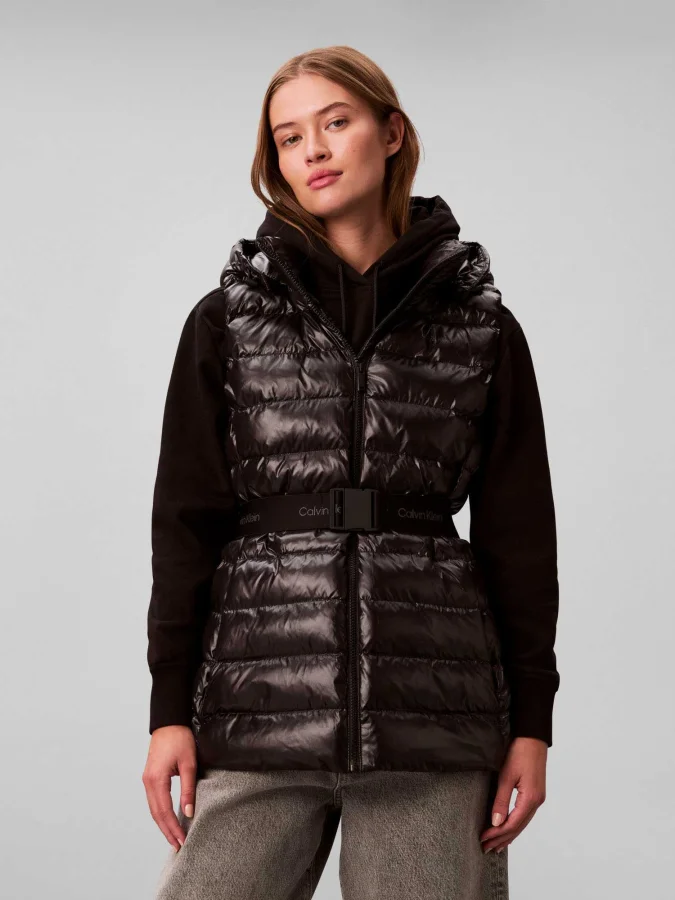 CALVIN KLEIN - BELTED...