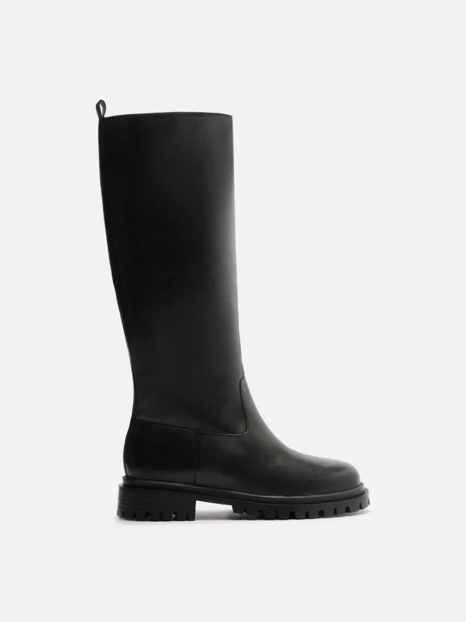 Arezzo - Black Leather Long...