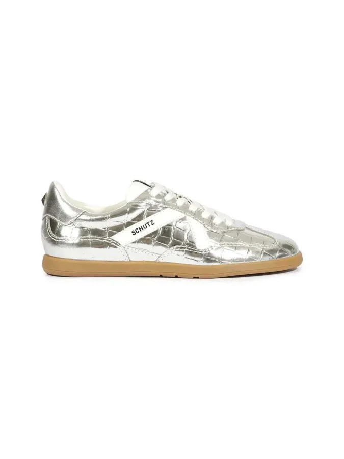 Schutz - Silver Leather...