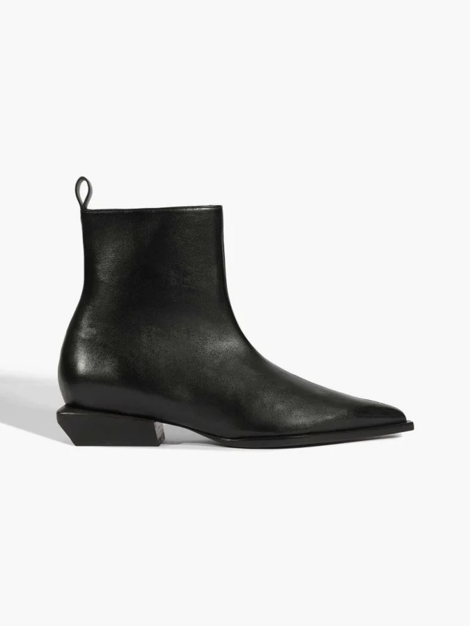 Schutz - Black Leather Boot...