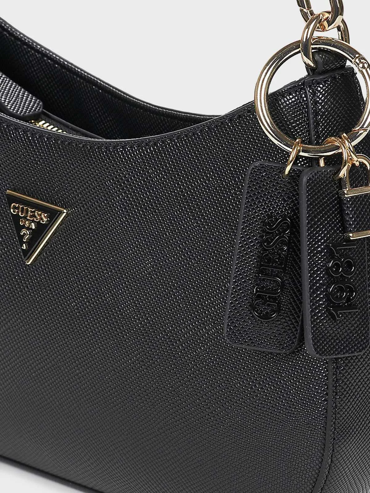 GUESS - NOELLE II TOP ZIP SHOULDER BAG GUESS - NOELLE II TOP ZIP SHOULDER BAG