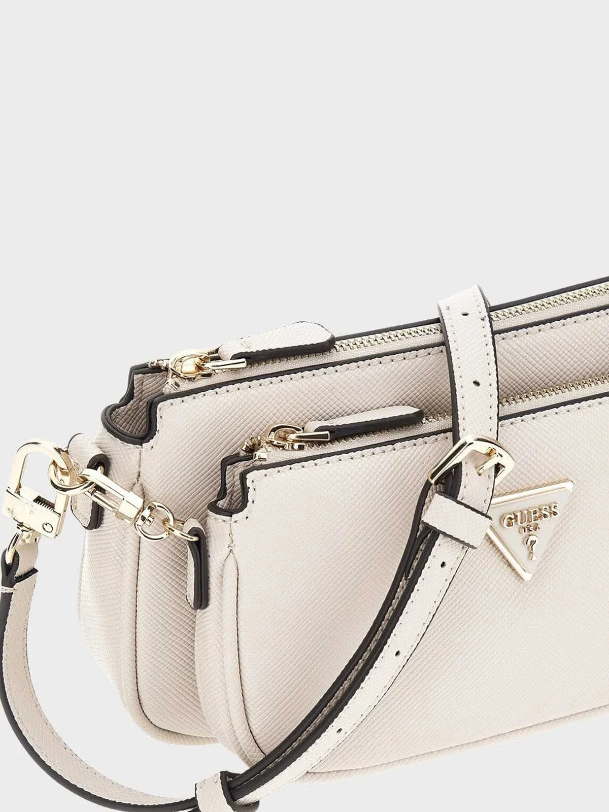 GUESS - NOELLE II DBL POUCH CROSSBODY GUESS - NOELLE II DBL POUCH CROSSBODY