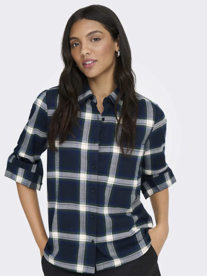ONLY - ONLWREN CHECK SHIRT WVN
