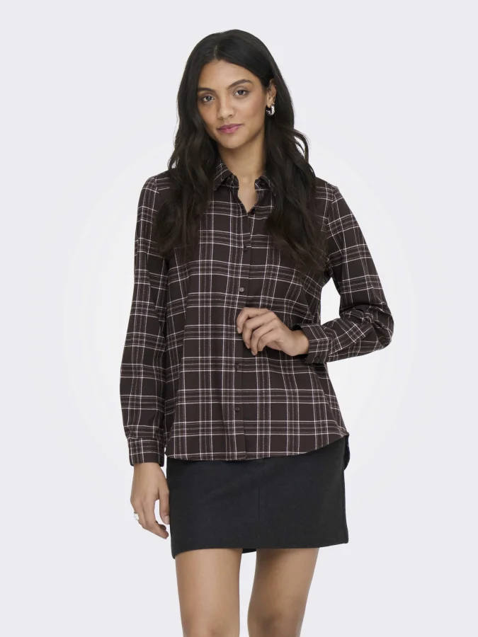 ONLY - ONLWREN CHECK SHIRT WVN