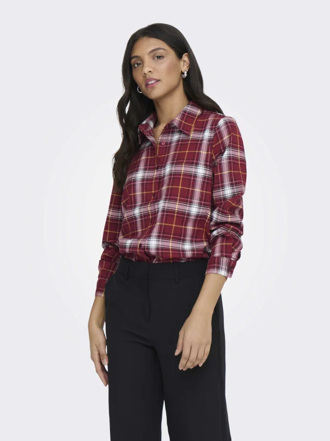 ONLY - ONLWREN CHECK SHIRT WVN