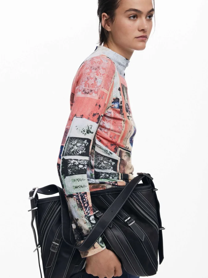 DESIGUAL - Medium faux...