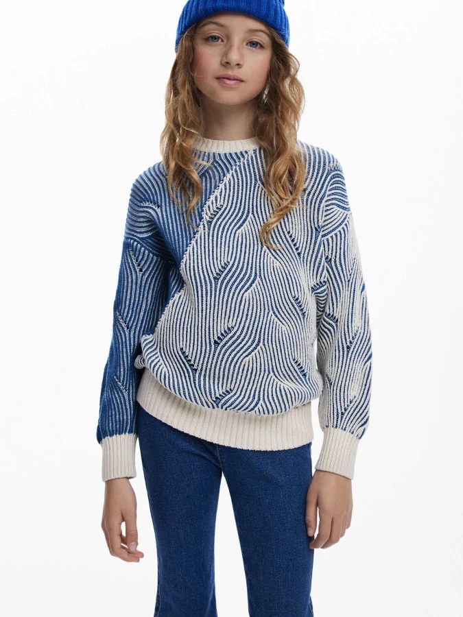 DESIGUAL - Textured striped...