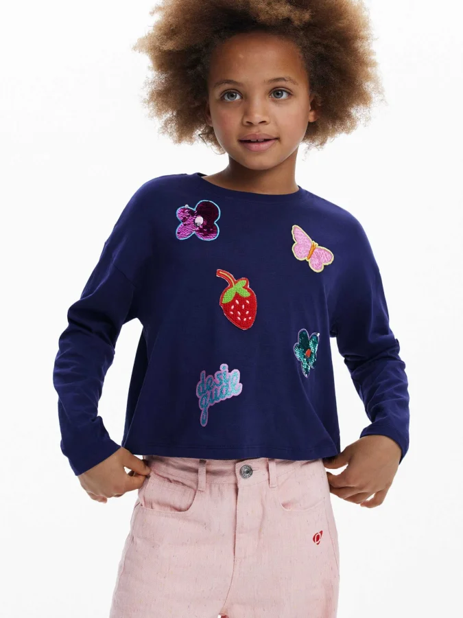 DESIGUAL - T-shirt with...