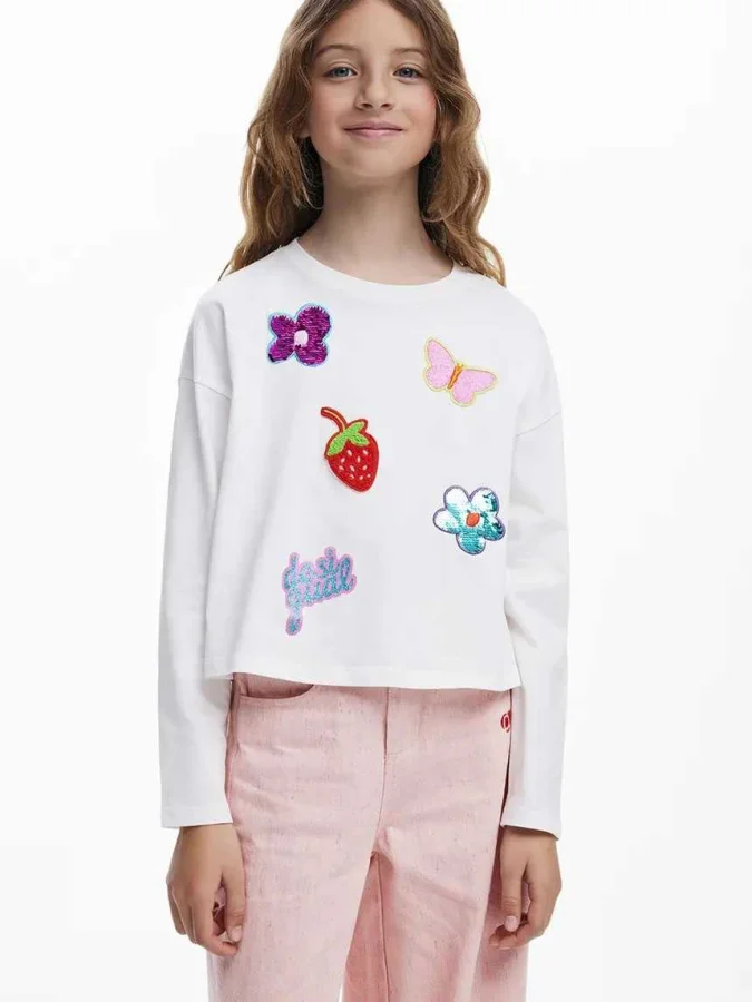 DESIGUAL - T-shirt with...